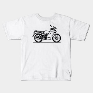 MBX80 Motorcycle Sketch Art Kids T-Shirt
